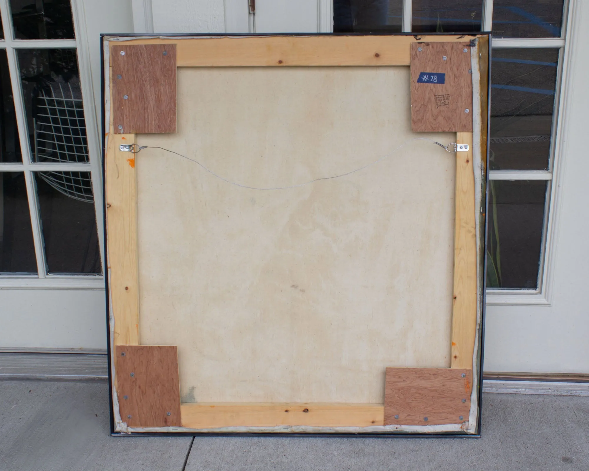 James L. Bruch Abstract Oil on Canvas Painting