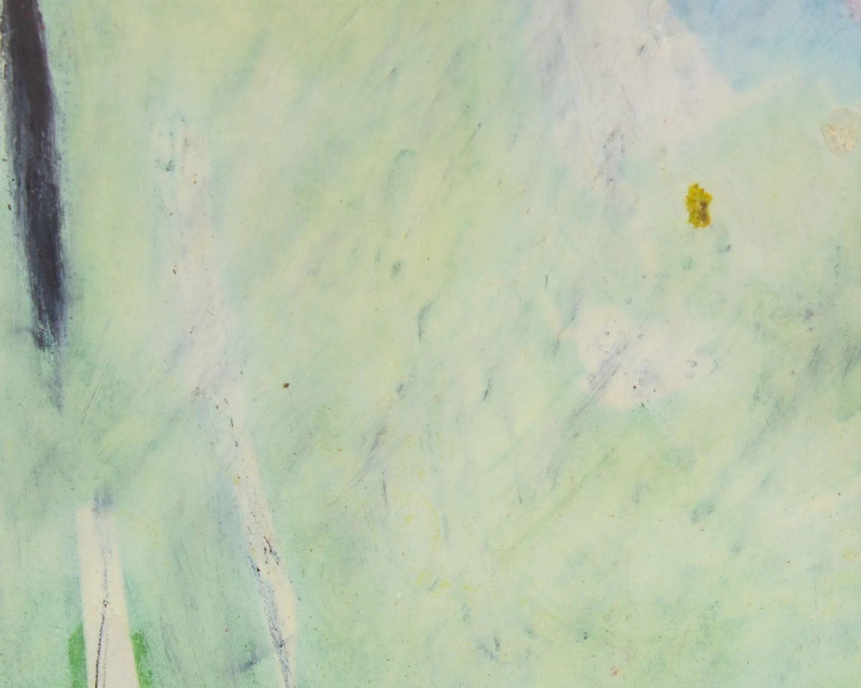 James L. Bruch Signed 1968 Abstract Mixed Media Drawing