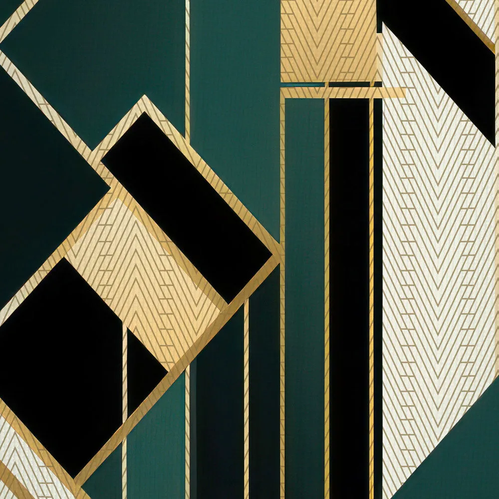 Jewels of Art Deco - Emerald Geometry