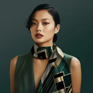 Jewels of Art Deco - Emerald Geometry