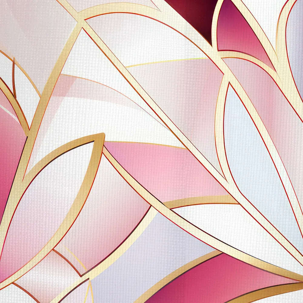 Jewels of Art Deco -Rose Quartz- Pure 100% Silk Scarf