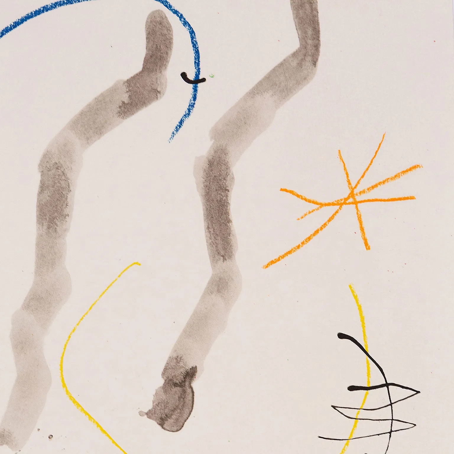 JOAN MIRO "QUELQUES FLEURS #27: PENROSE", 1964