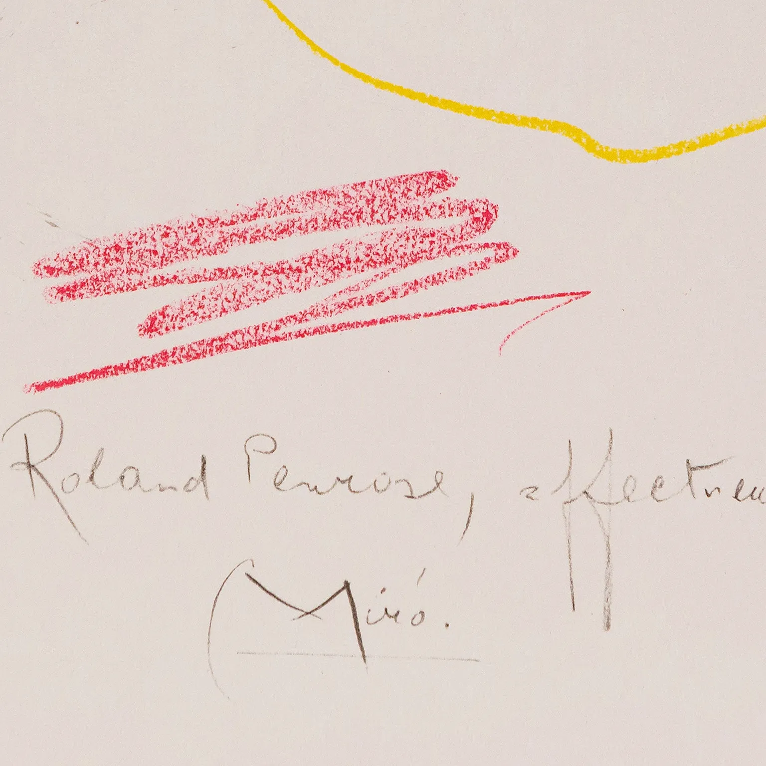 JOAN MIRO "QUELQUES FLEURS #27: PENROSE", 1964