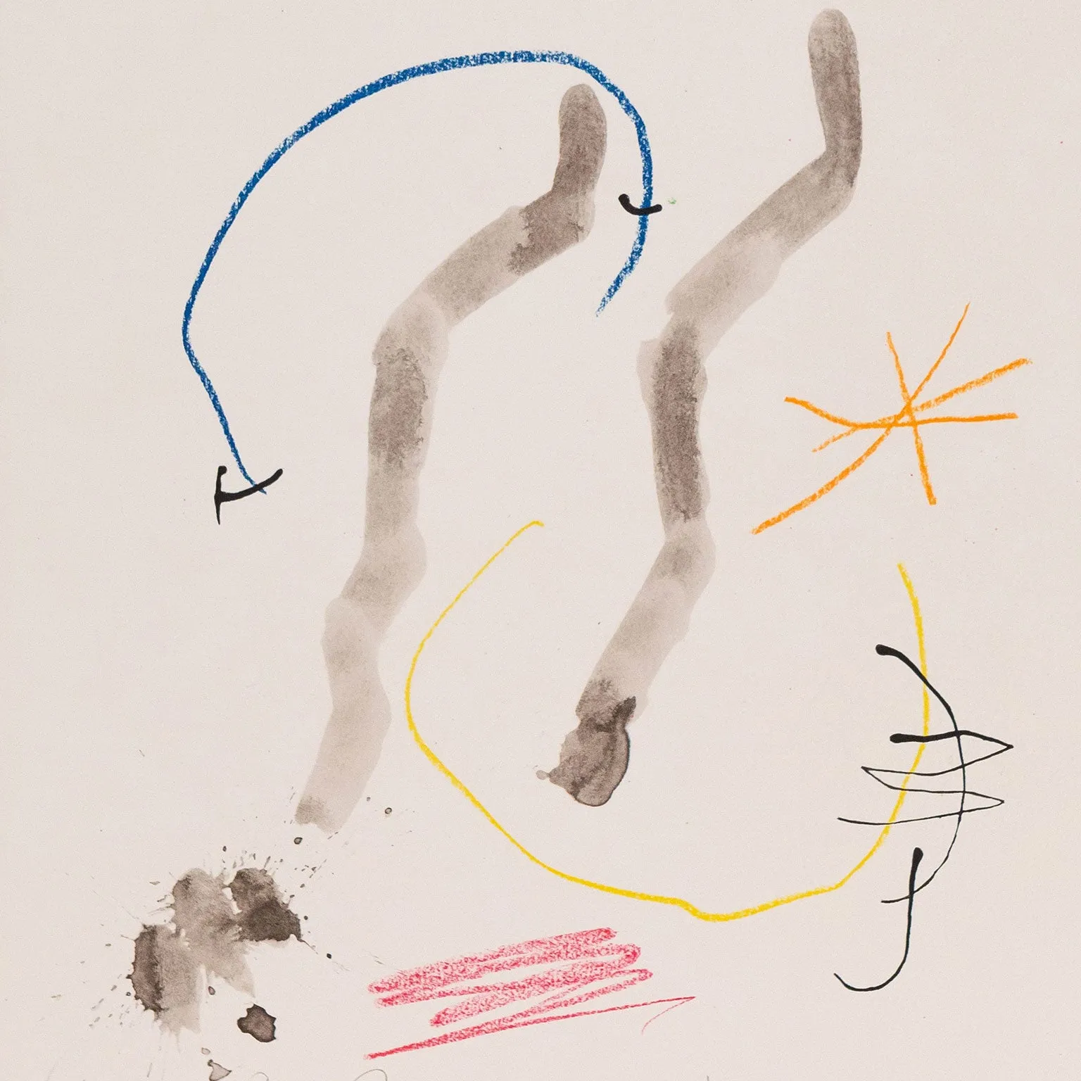 JOAN MIRO "QUELQUES FLEURS #27: PENROSE", 1964