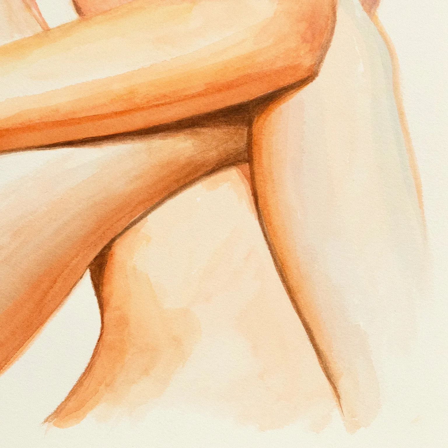 JOANNE TOD "EMBRACE" WATERCOLOR, 2020