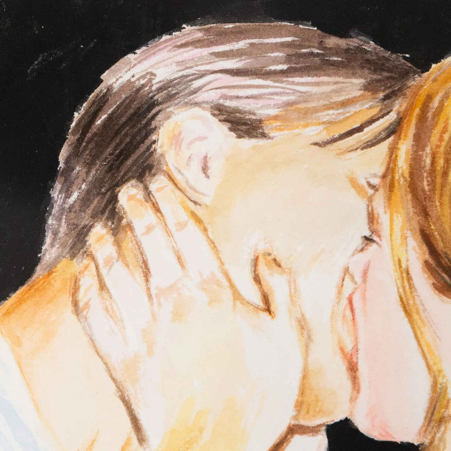 JOANNE TOD "MAKE OUT" WATERCOLOR, 2020