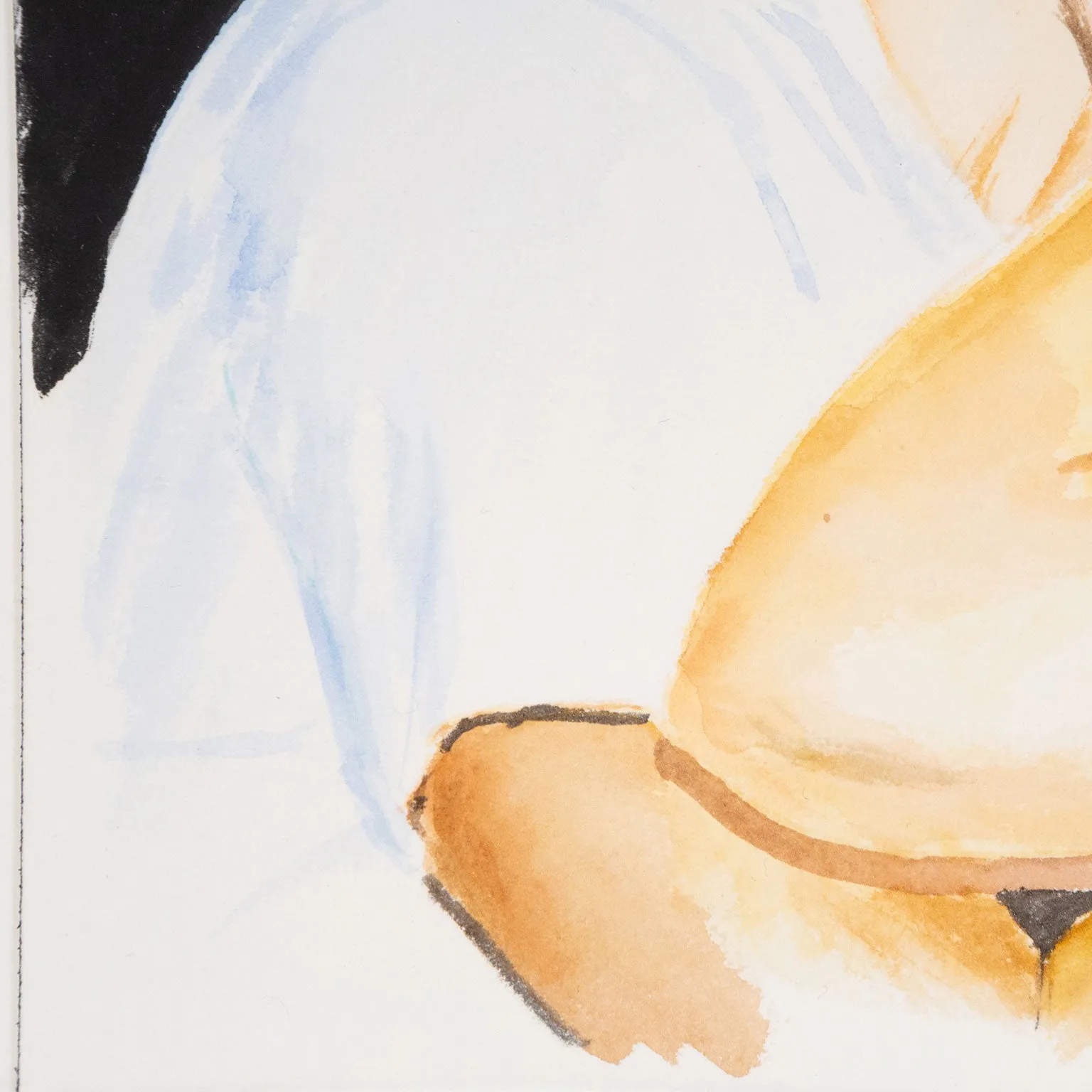 JOANNE TOD "MAKE OUT" WATERCOLOR, 2020