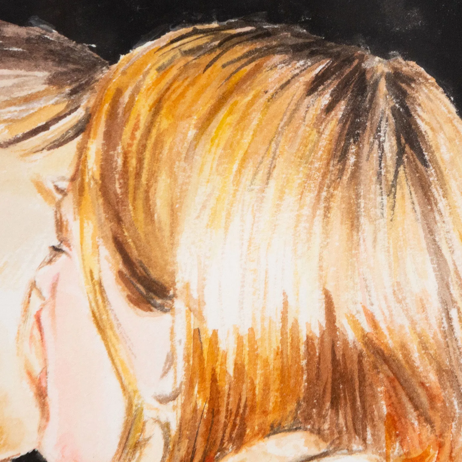 JOANNE TOD "MAKE OUT" WATERCOLOR, 2020