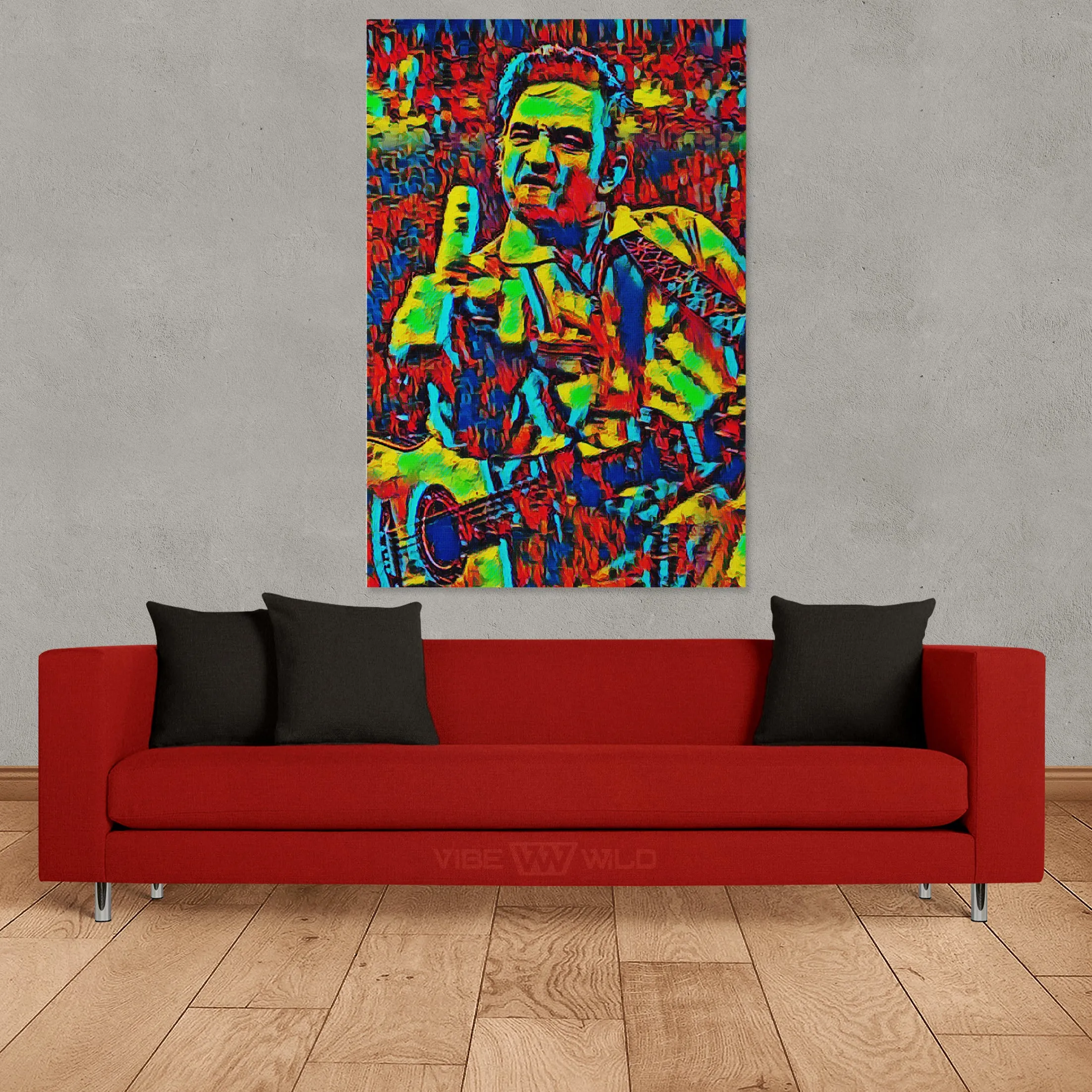 Johnny Cash Canvas Art