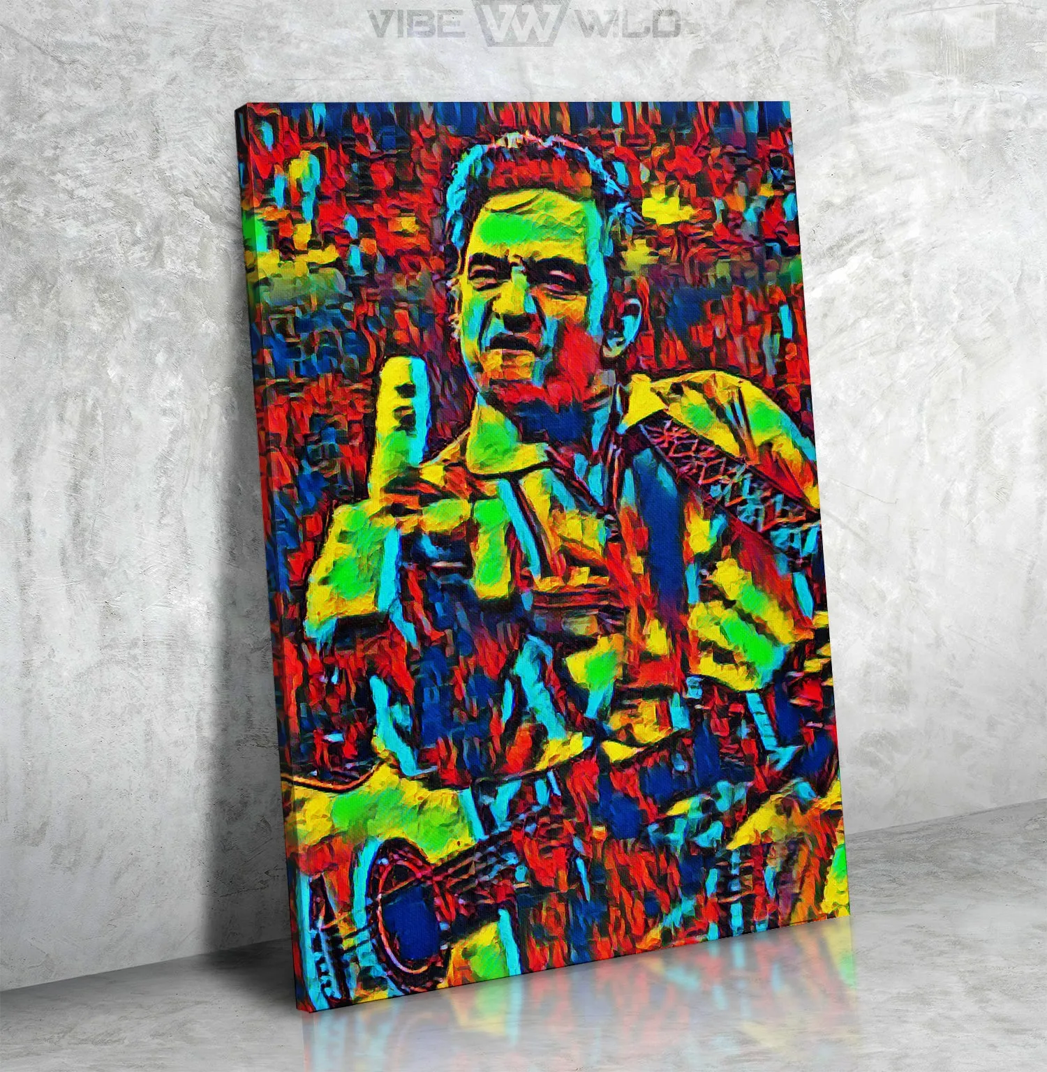 Johnny Cash Canvas Art