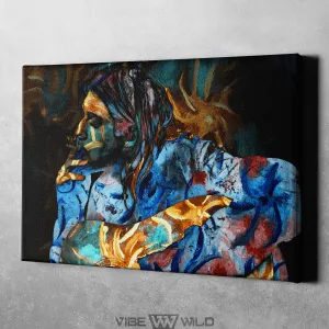 Kurt Cobain Canvas Art Abstract