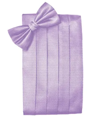 Lavender Herringbone Cummerbund