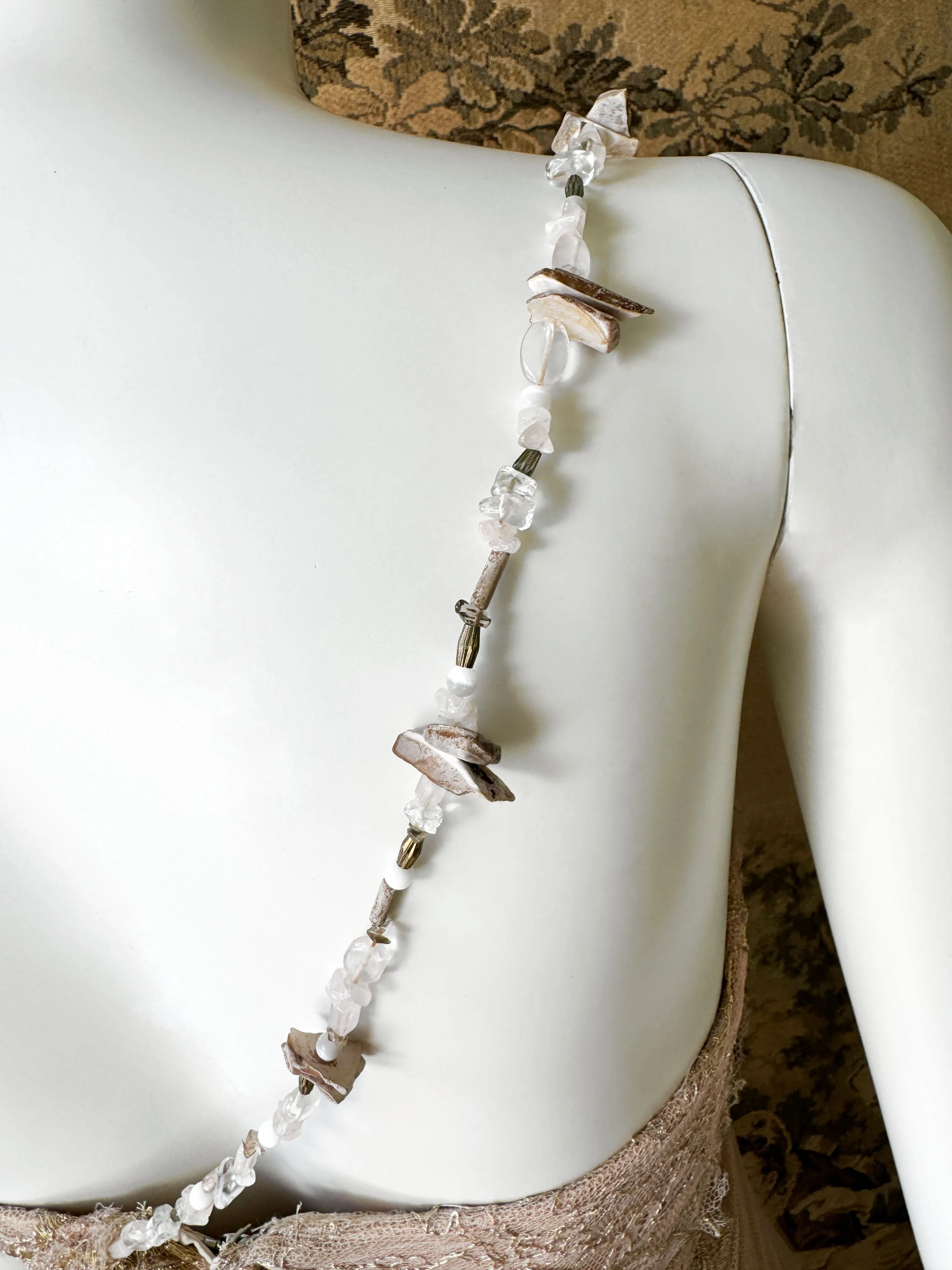 Les Habitudes Y2K Silk & Lace Corset