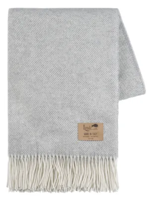 Light Grey Juno Cashmere Throw