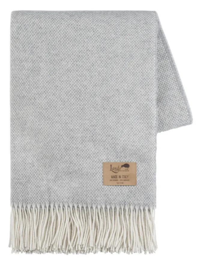 Light Grey Juno Cashmere Throw
