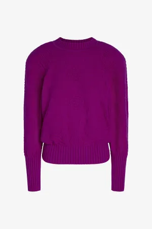 Long Sleeve Signature Pattern Knit Sweater