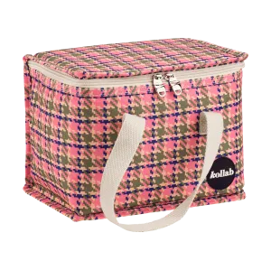 Lunch Box Pink Houndstooth