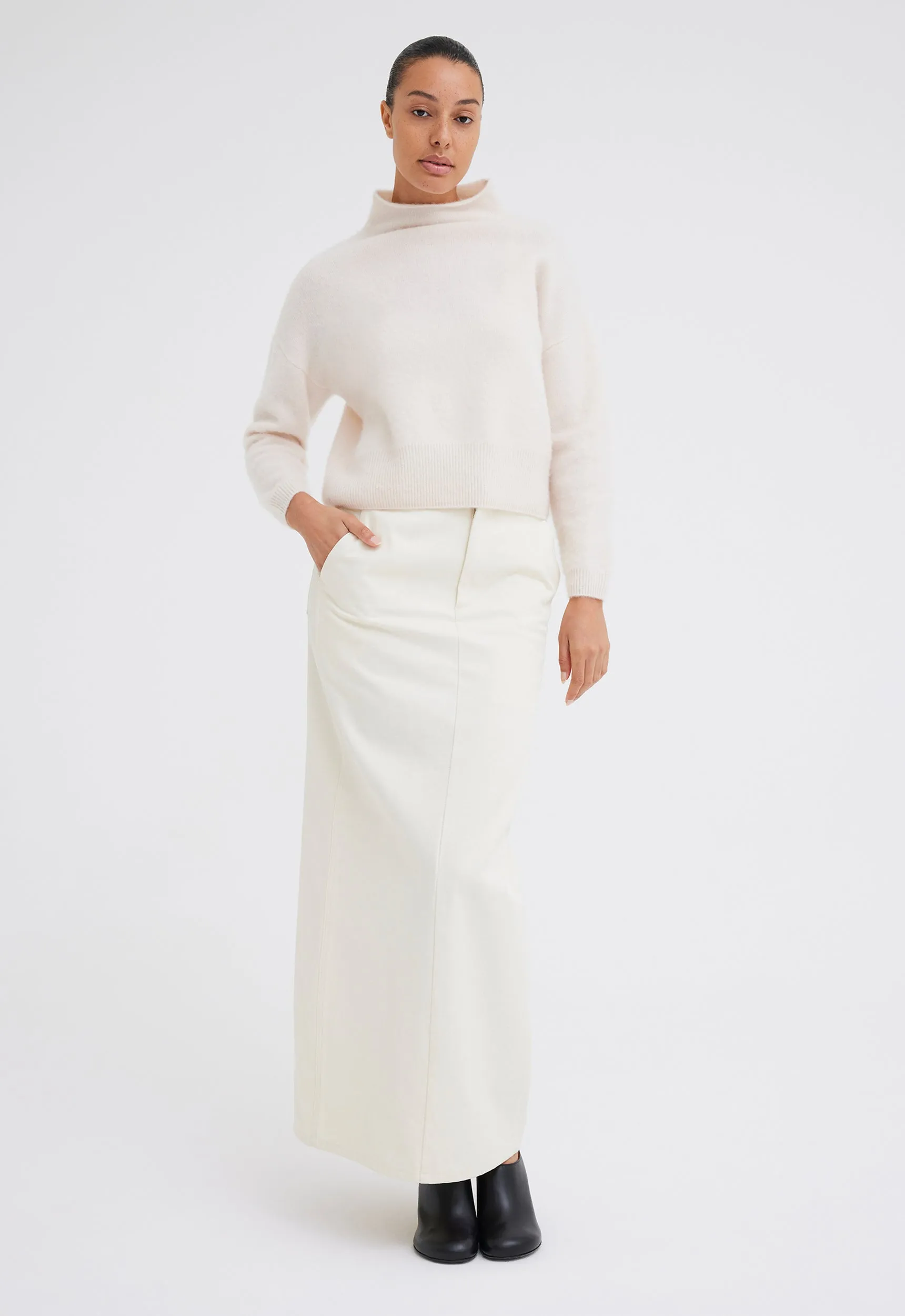 Maximus Cashmere Sweater - Ice Cream
