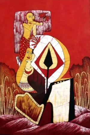 Memories-Abstract Batik Painting