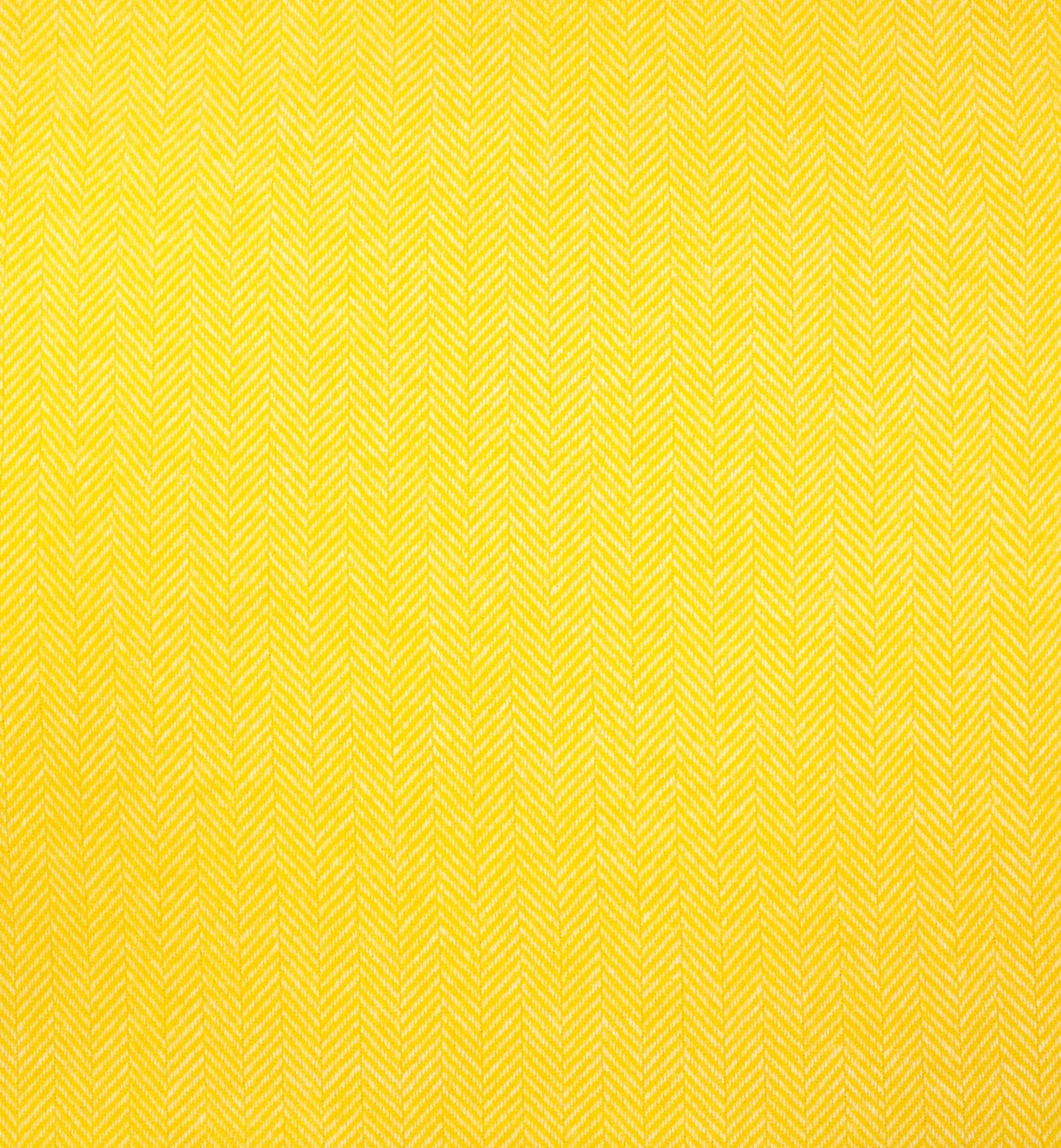 Merino Wool and Cashmere Throw - Sunshine