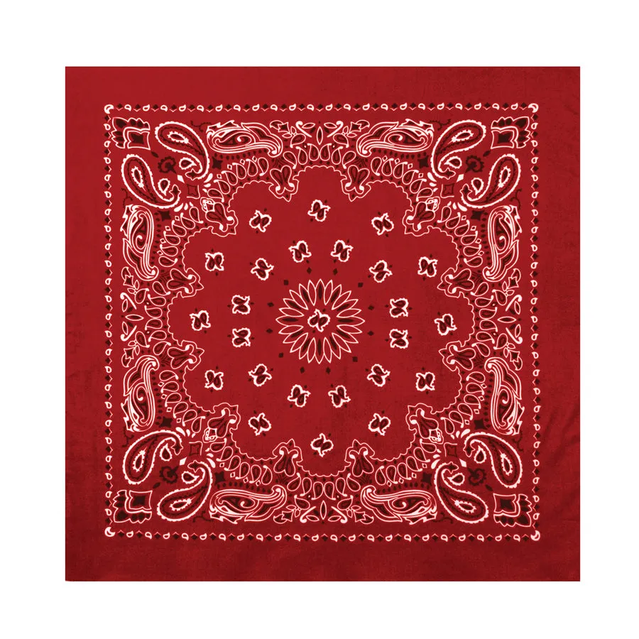 MilSpec Trainmen Paisley Bandana - 22" X 22"