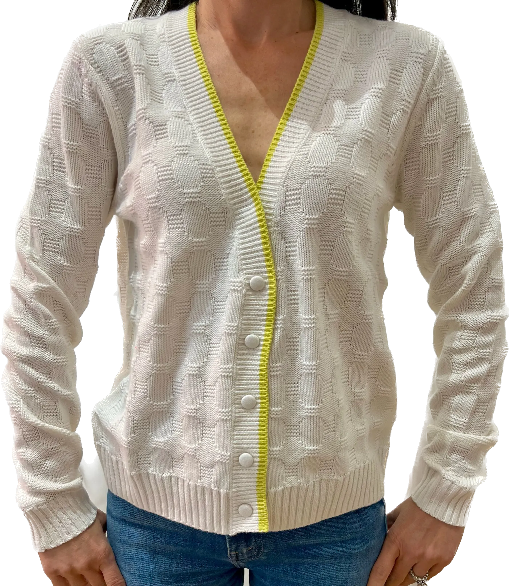 Minnie Rose Pickleball Stitch Cardigan