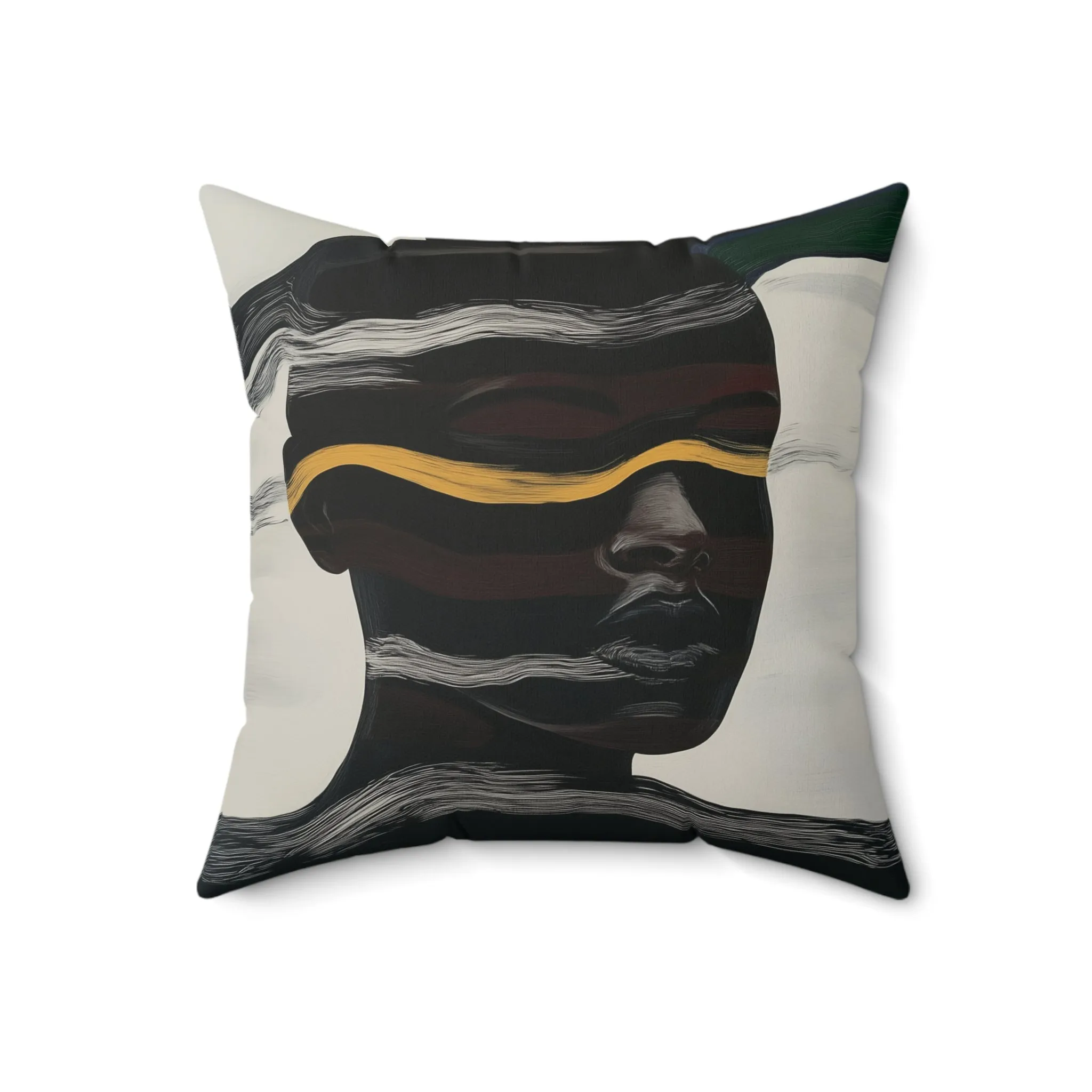 Modern Abstract Face Pillow