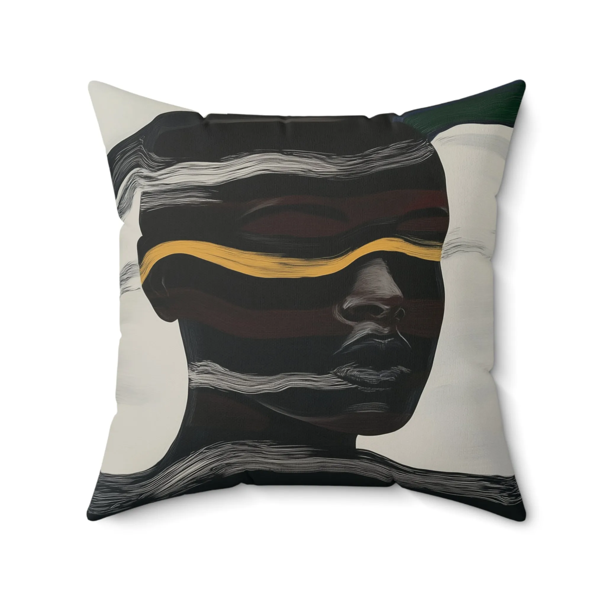 Modern Abstract Face Pillow