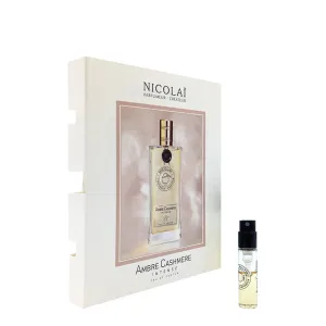 official perfume samples of Nicolai Amber Cashmere Intense fragrance 1.8ml 0.07 oz. perfume tester