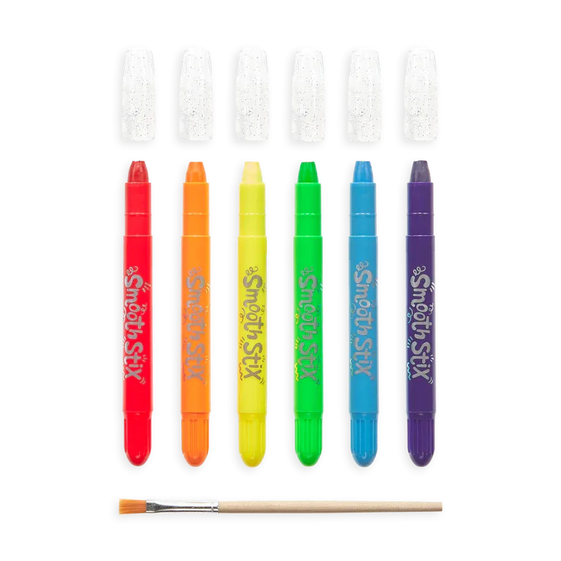 Ooly Smooth Stix Watercolor Gel Crayons - Set of 6