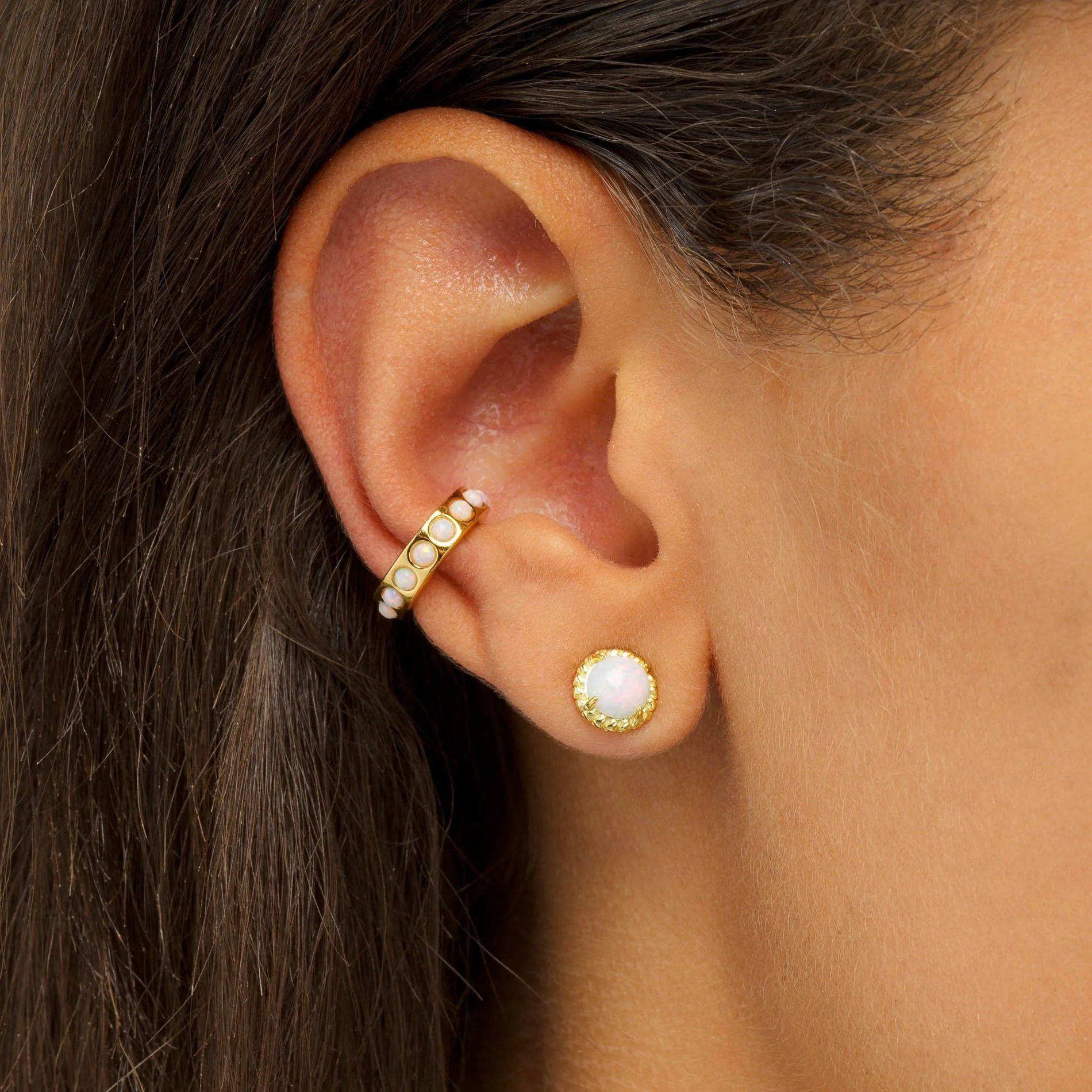Opal Ear Cuff