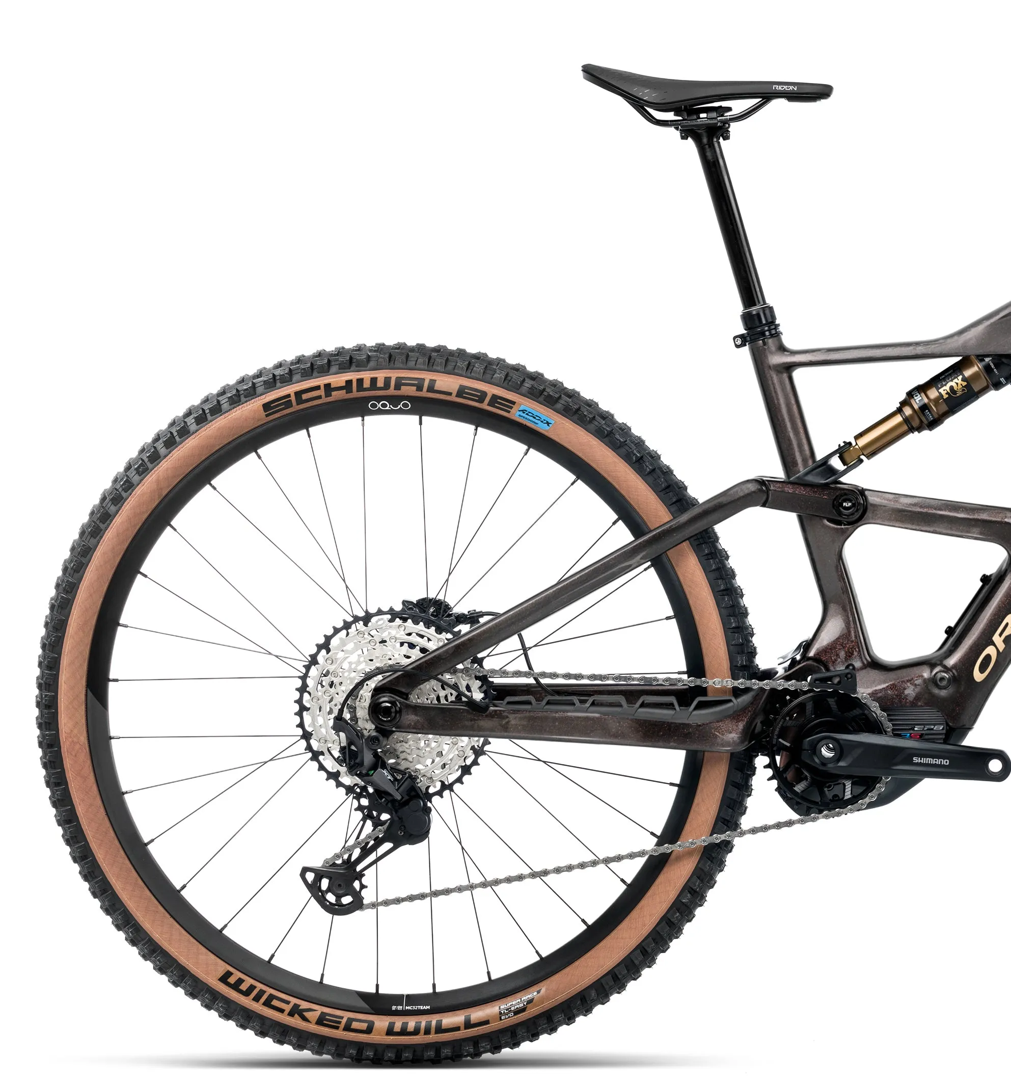 Orbea Rise SL M10 420W Carbon Electric Mountain Bike 2025 - Carbon View