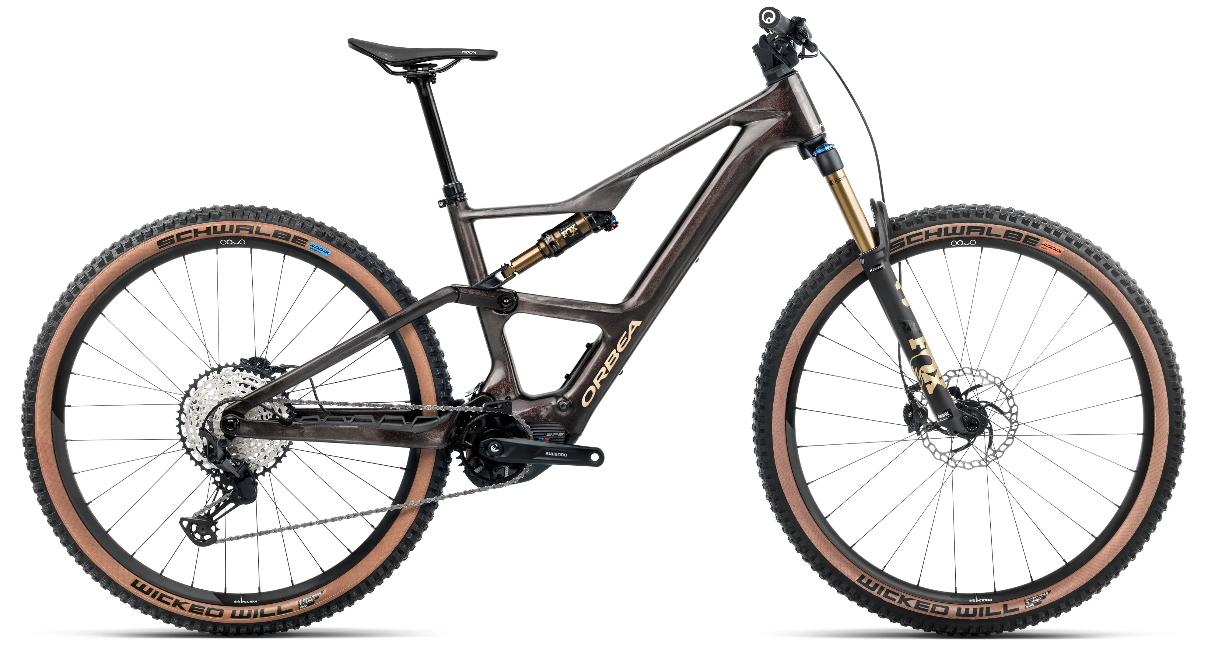 Orbea Rise SL M10 420W Carbon Electric Mountain Bike 2025 - Carbon View