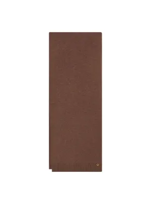 Oscar de la Renta Cashmere Scarf in Brown