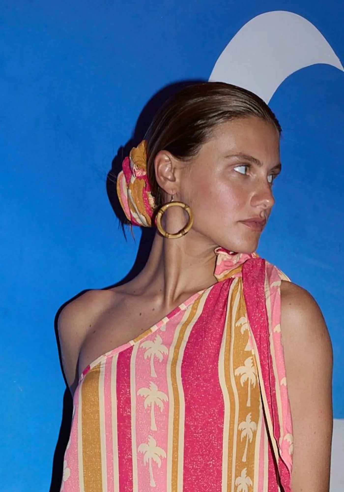 Palmeras Wrap - Hibiscus Pink