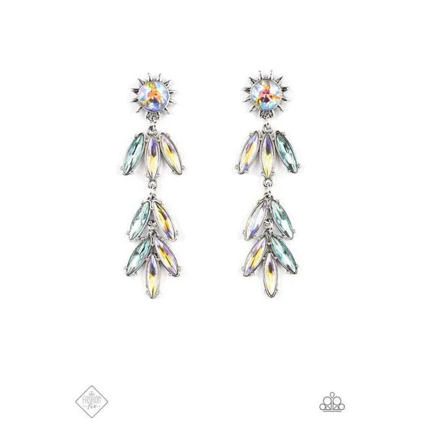 Paparazzi Space Age Sparkle Multi Pierced Earrings