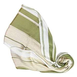 Paris Mode Green Linen Shawl