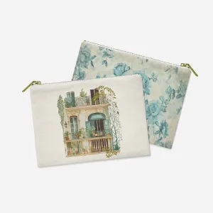 Paris Plant Lady Accessory Pouch | French Cottagecore