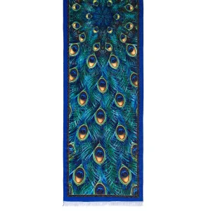 Peacock Viscose\Poly Scarf