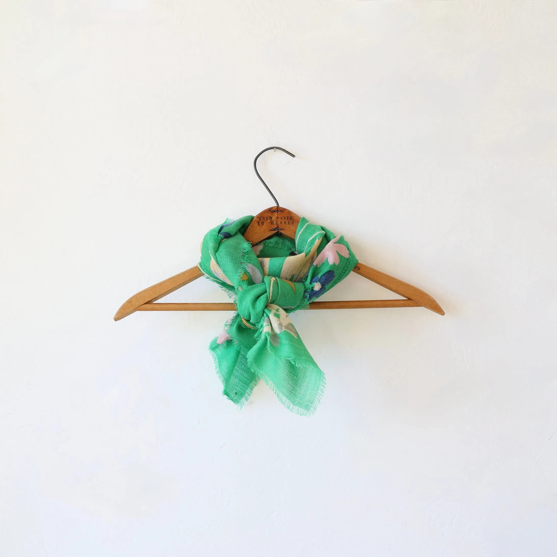 Épice Wool/Cashmere/Silk Scarf - Verde