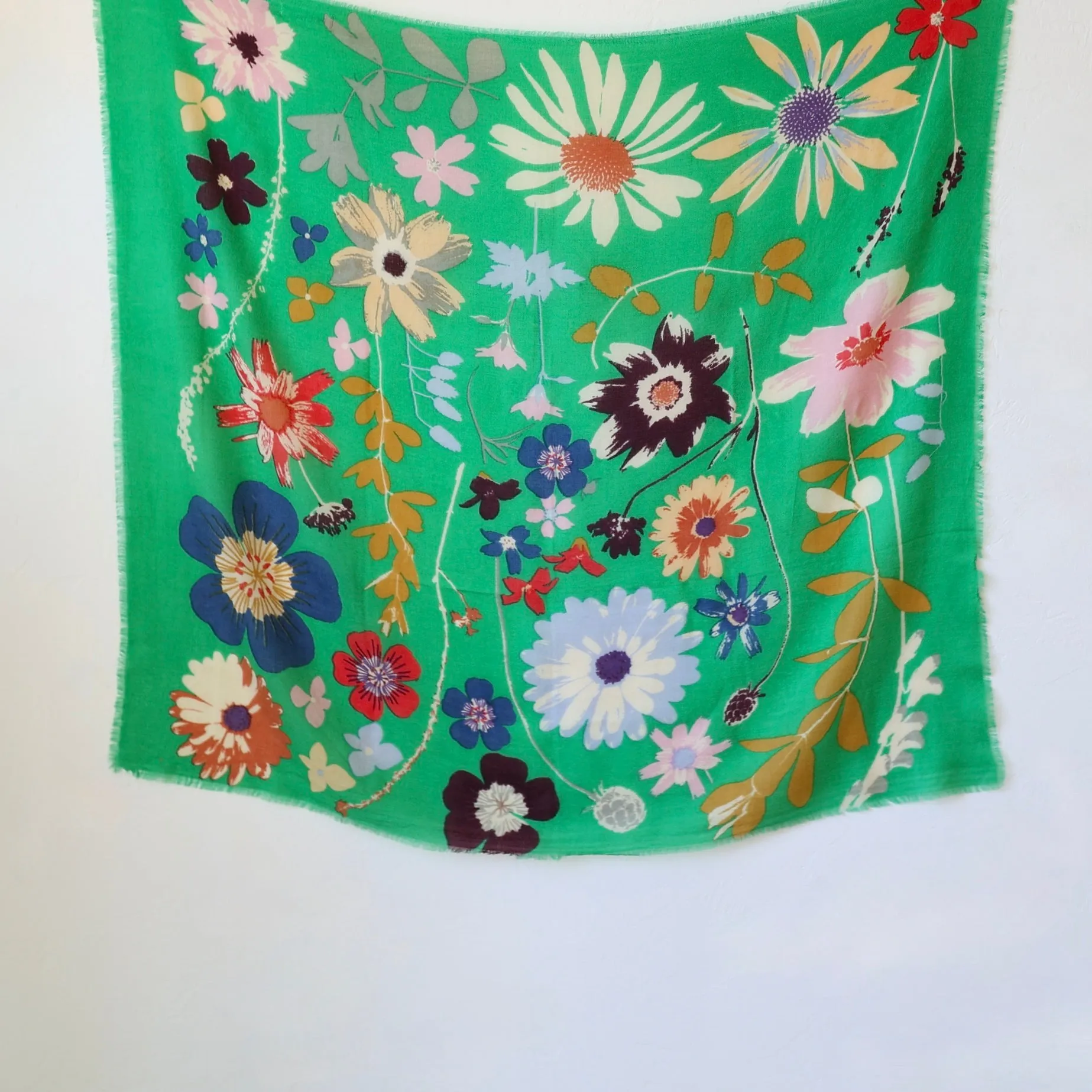 Épice Wool/Cashmere/Silk Scarf - Verde