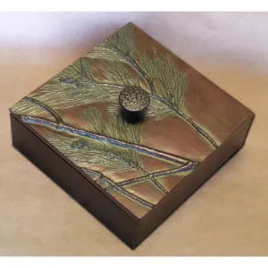 Pine Bough Box by Deborah Childress of Blindspot Mirrors