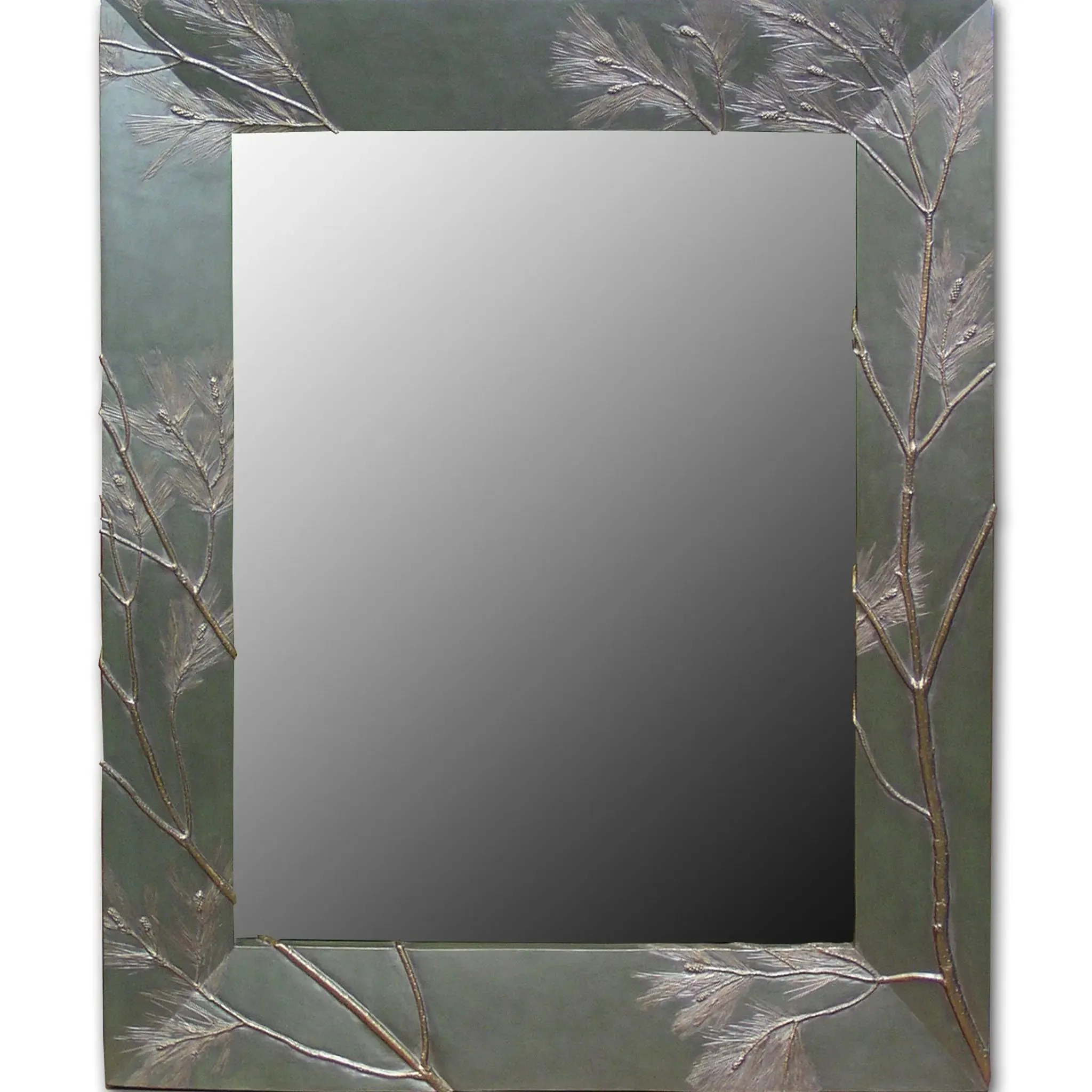 Pine Bough Rectangular and Round Mirror Blindspot Mirrors by Deborah Childress
