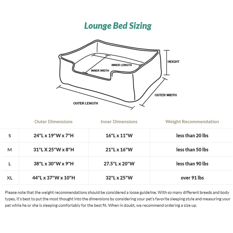 PLAY - Lounge Bed - Houndstooth