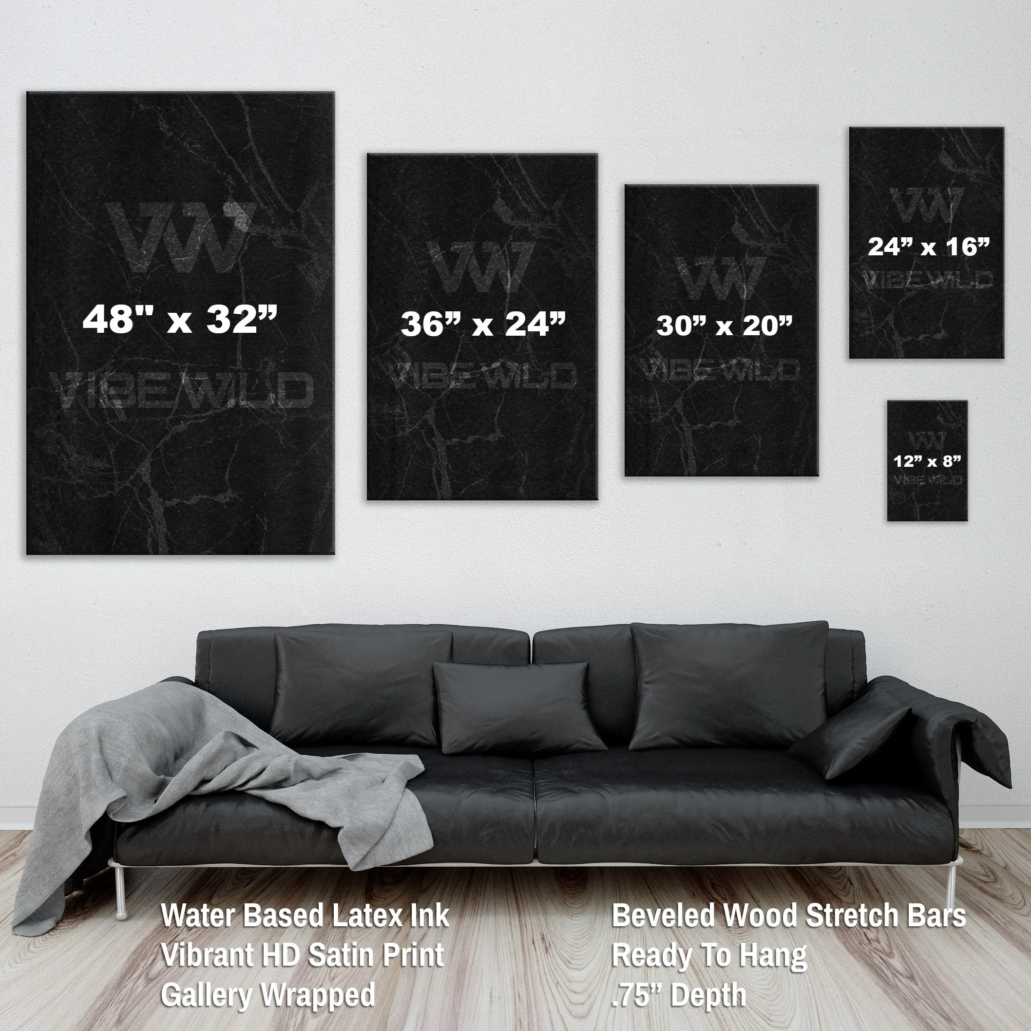 Pop Smoke Canvas Art - Abstract Colors