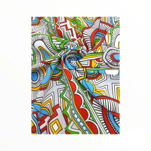 Printed Mini Matt Abstract Collection 150 cm