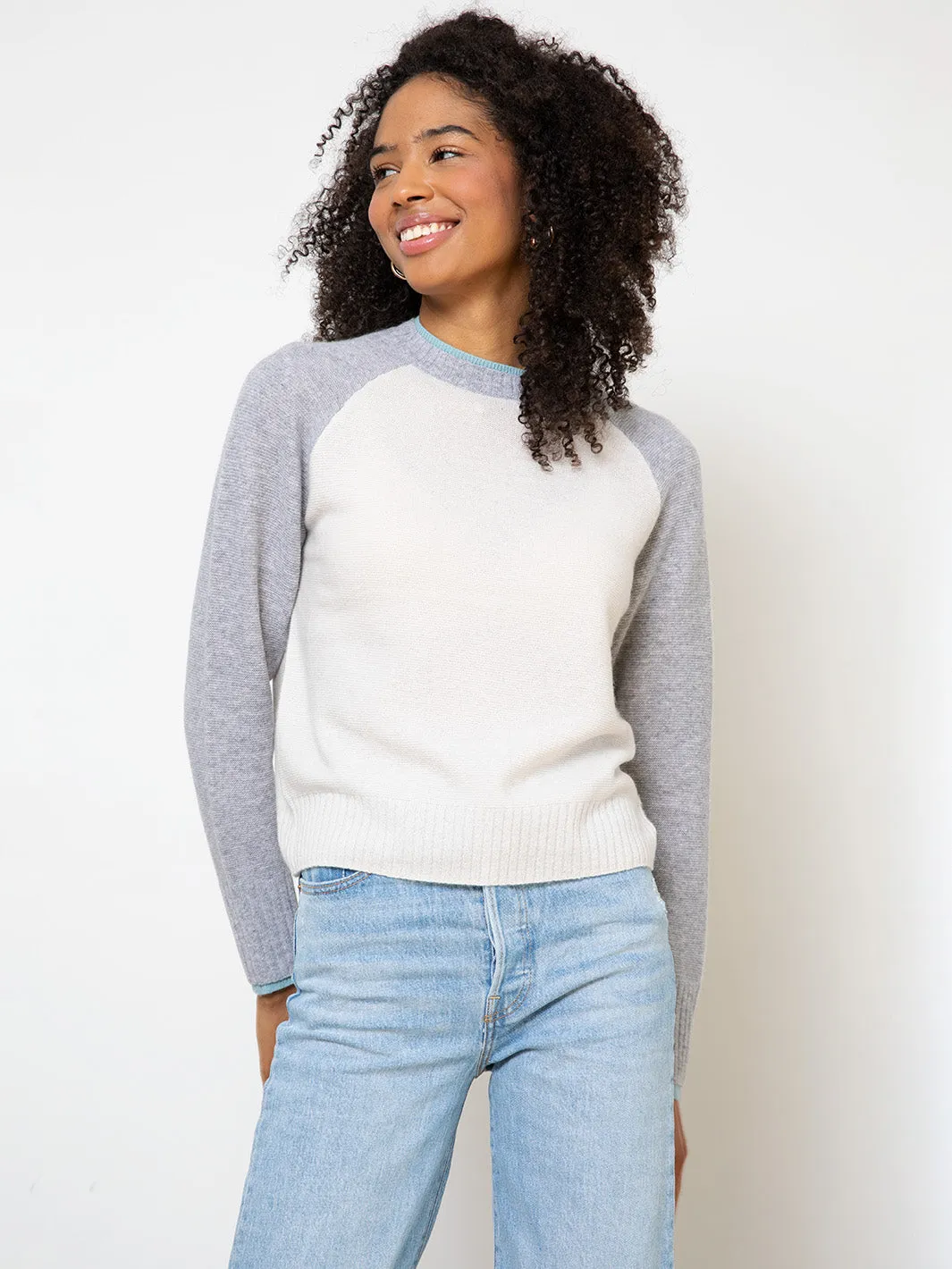 Proctor Cashmere Baseball Pullover