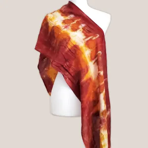 Pumpkin Spice Tie Dye Scarf