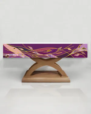 Purple Foliage Altar Frontal for Advent & Lent