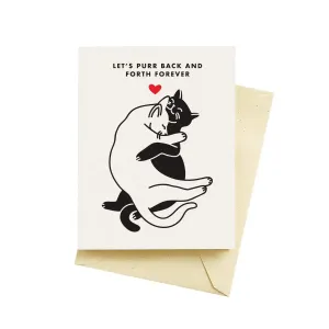 Purr Back & Forth Forever Card